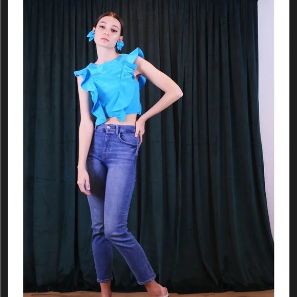 Handmade Cream Ruffle Tank - Picture 8 of 9